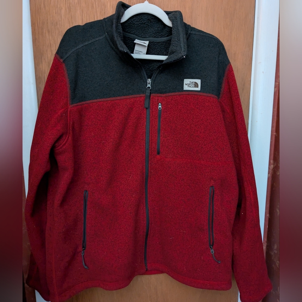 The North Face Red and Black Outdoor Jacket